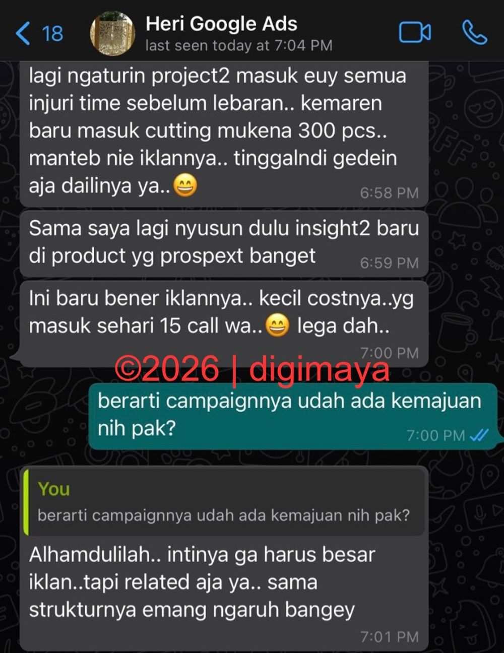 Pesan peserta mentoring