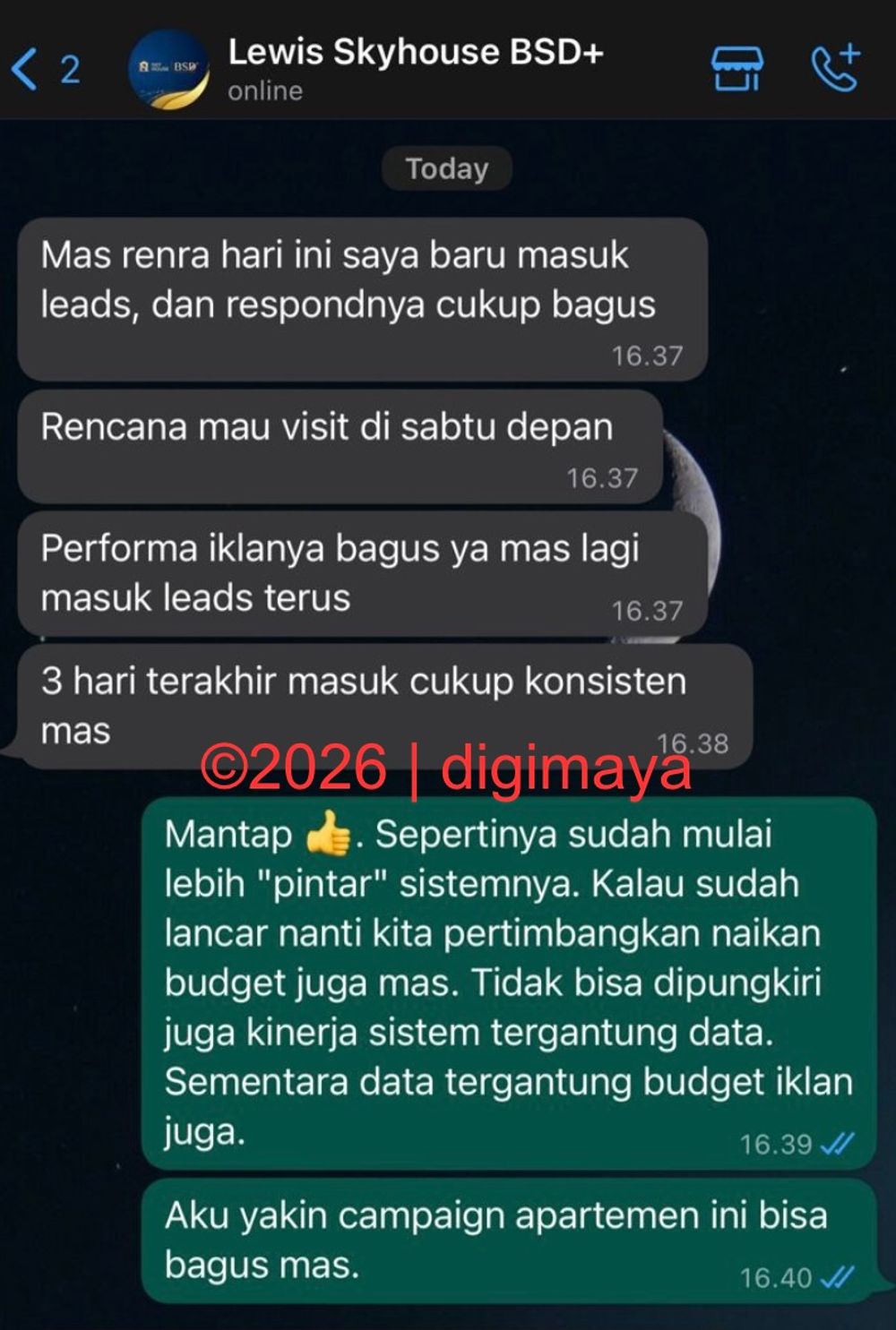 Pesan peserta mentoring